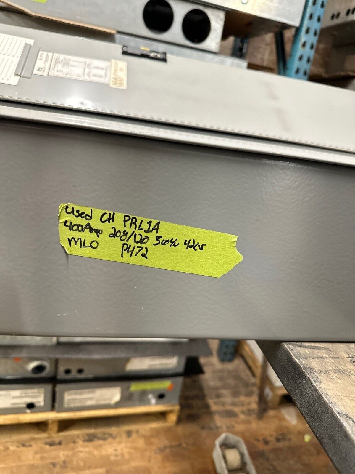 IEM PIU75 Panelboard 400A 208Y/120V 3PH 4W 42 Circuit 400 Amp Indoor Encl MLO P472 Used