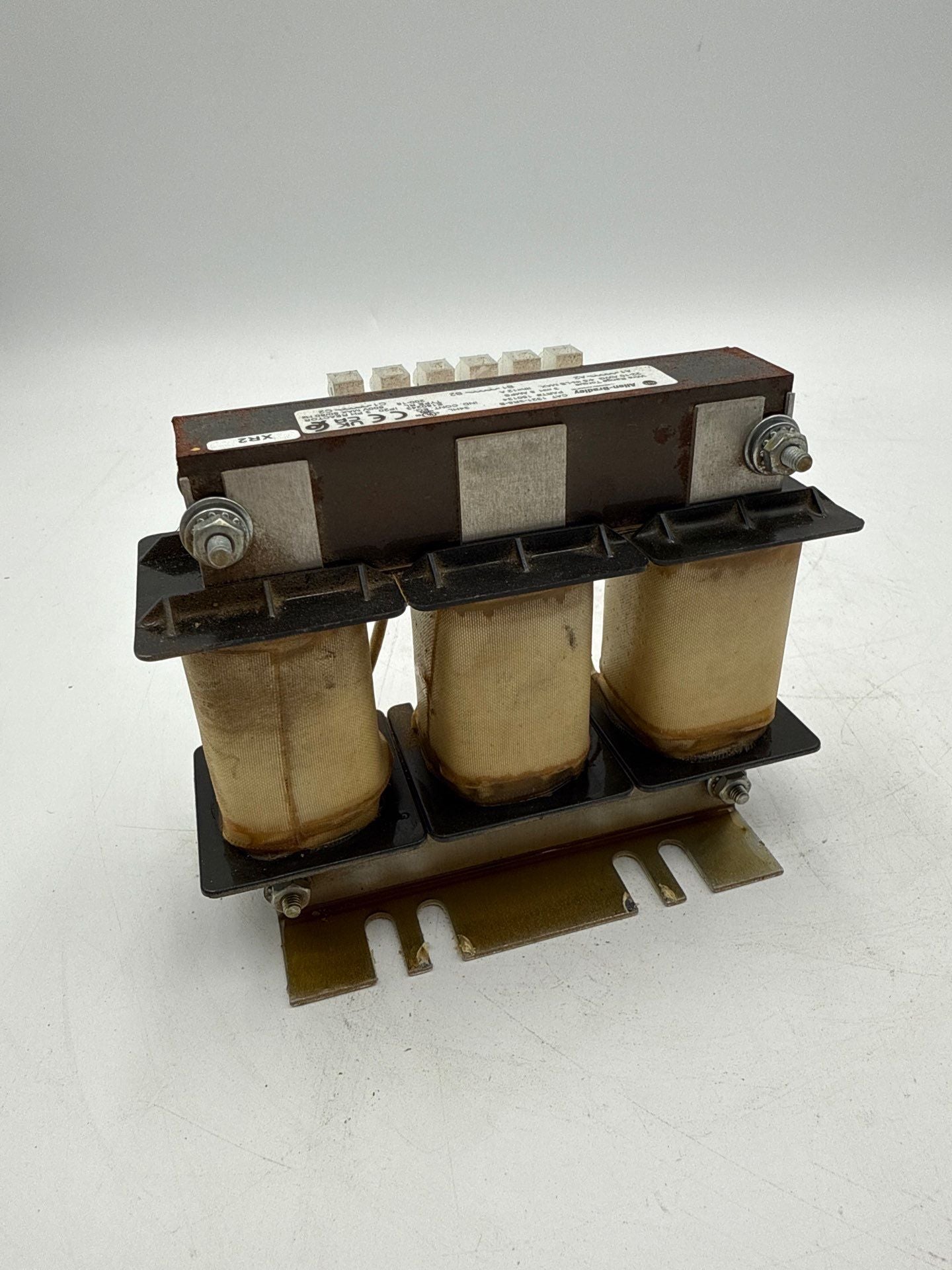 Allen Bradley 1321-3R8-B Line Reactor 3PH 3mH 8A 600V IP20 Open Type Used