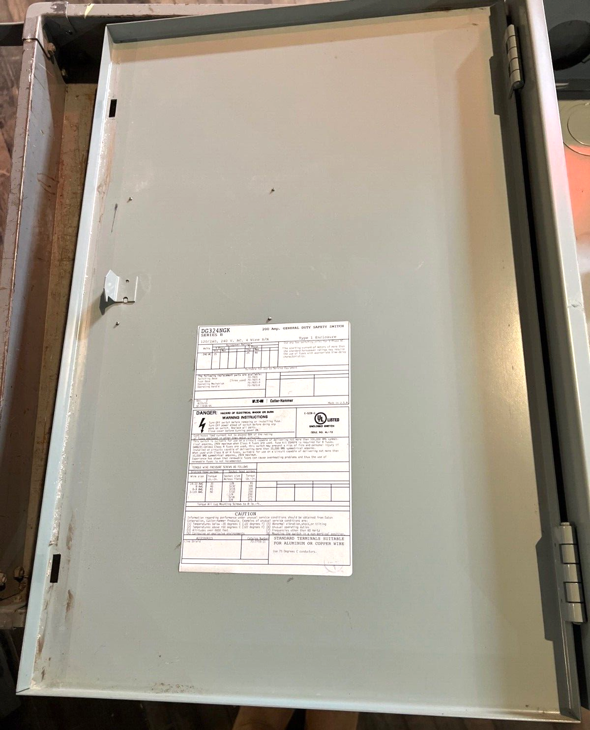 Eaton DG324NGK Used