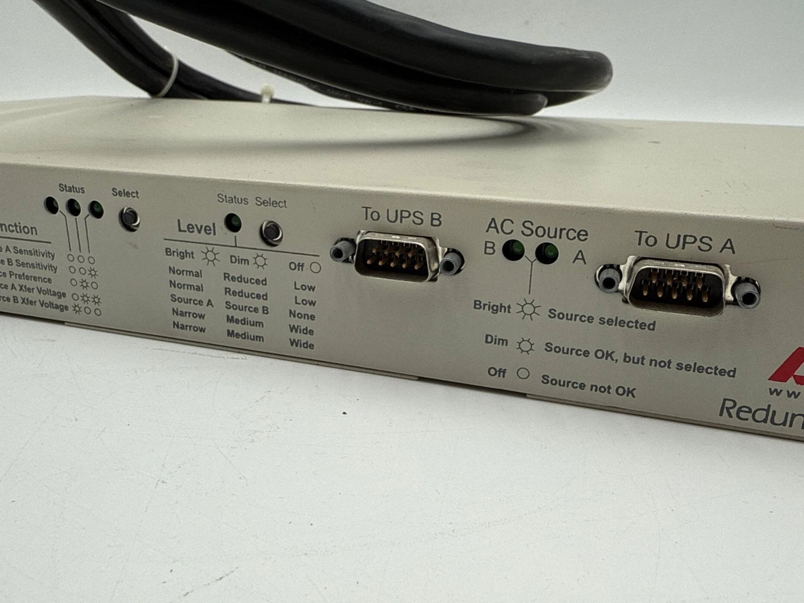 APC SU042-4 Rack-Mount Transfer Switch 30Amp 120V (2) L5-30 In (6) 5-20 Out Used