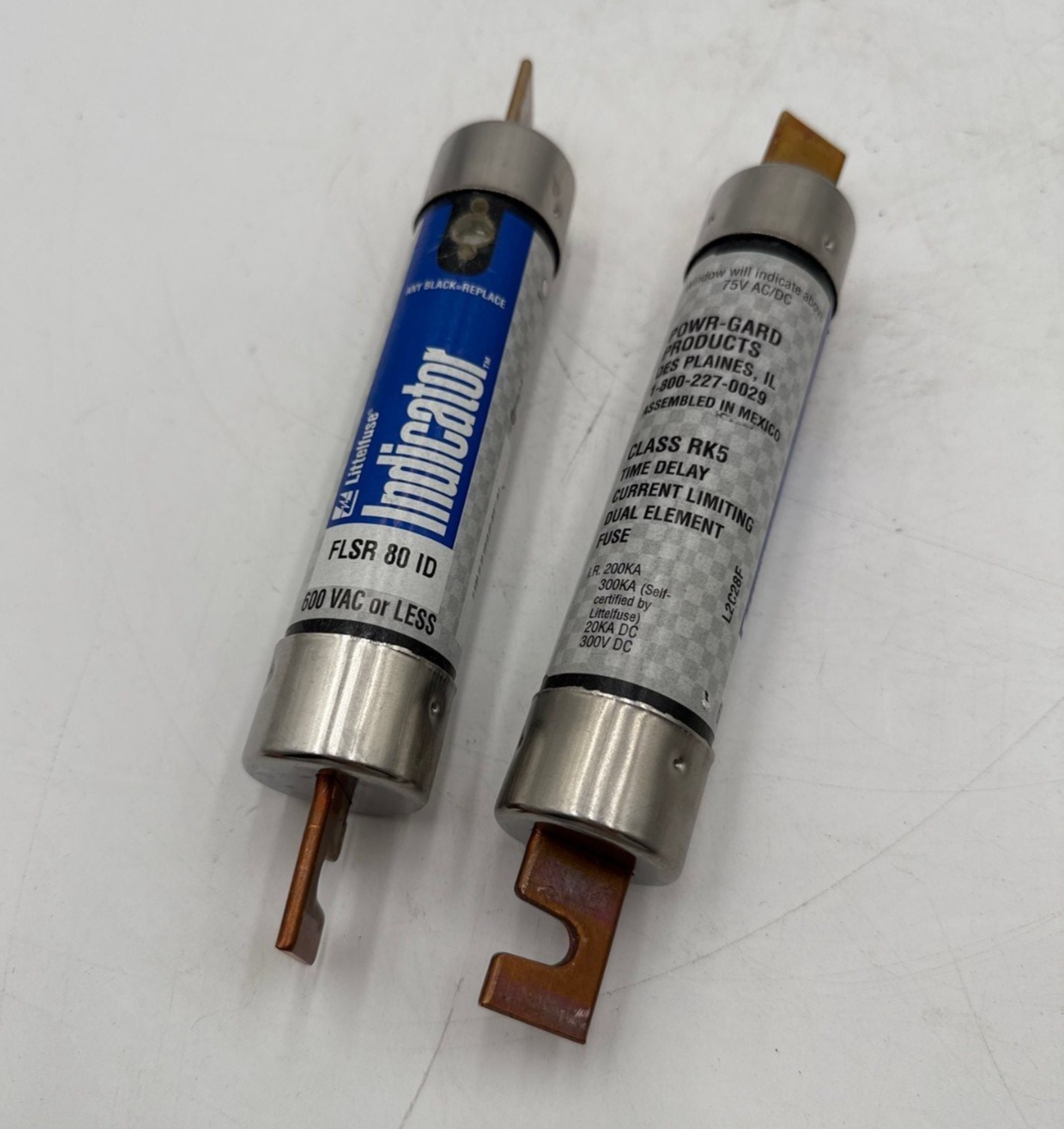 Littelfuse FLSR80ID Indicator Fuse 80A 600V Class RK5 Time Delay 80 Amp FLSR-80 Used