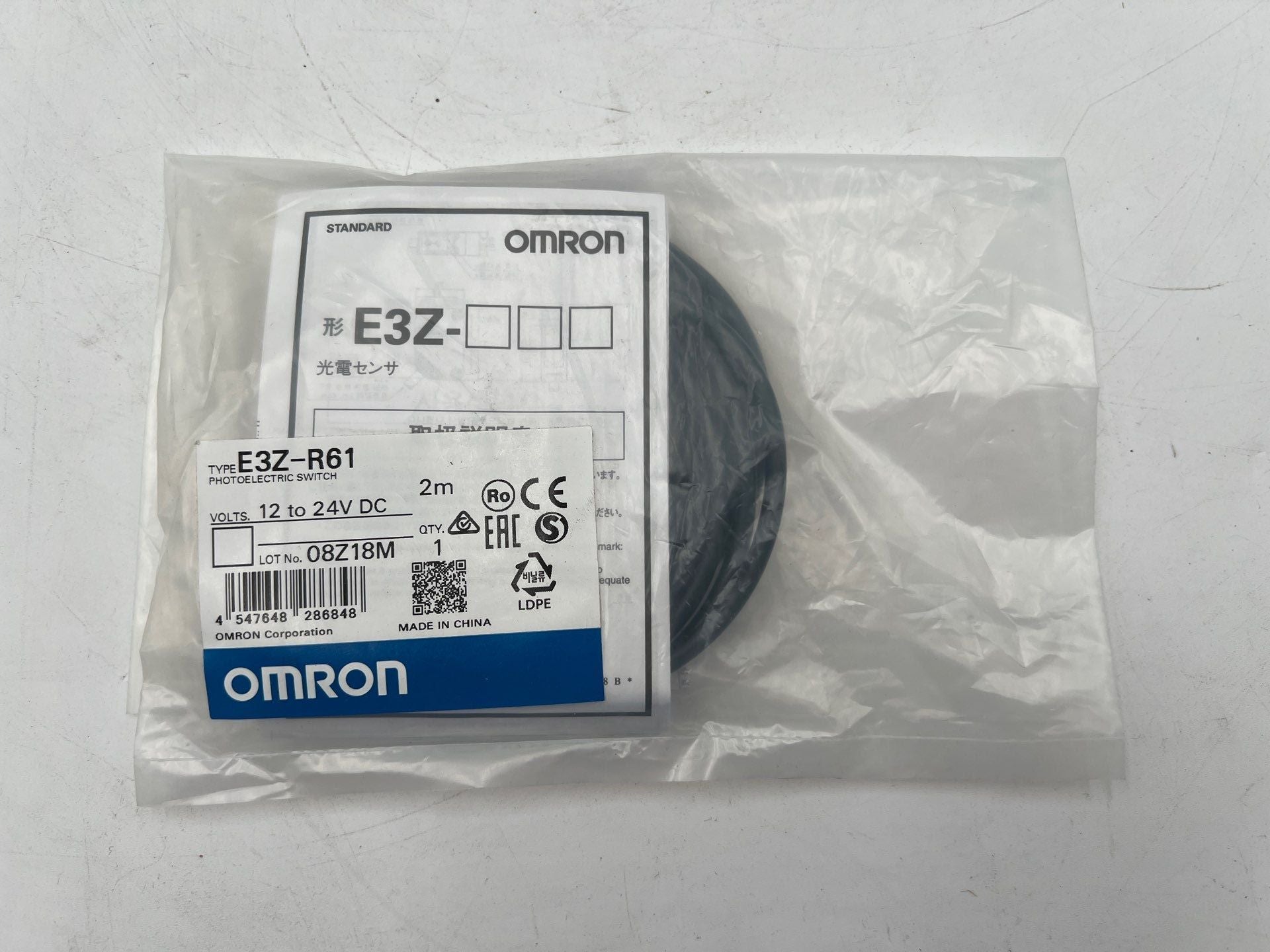 Omron E3Z-R61 New