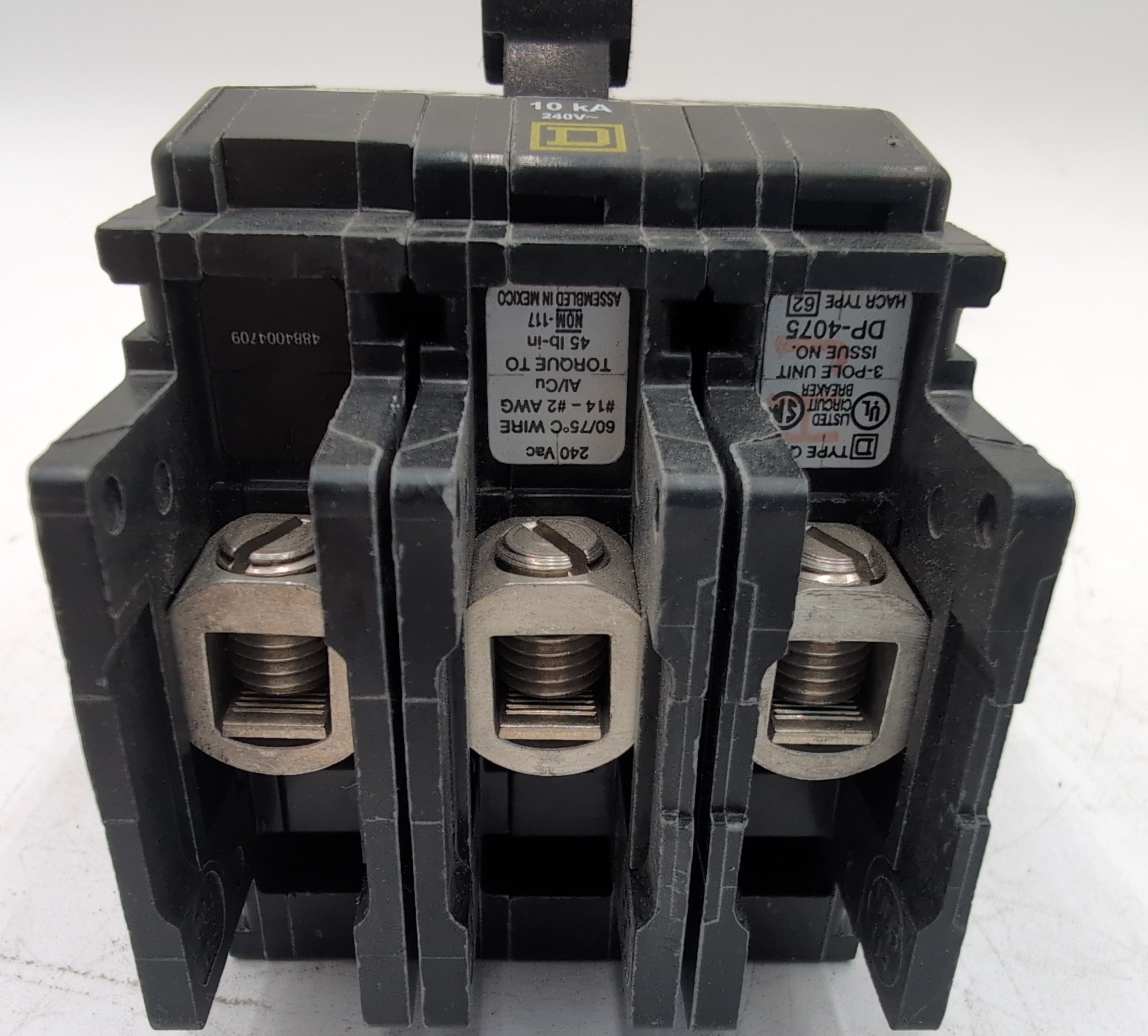 Square D QOU330 Circuit Breaker 30A 3P 240V Type QOU 30 Amp 3 Pole New New