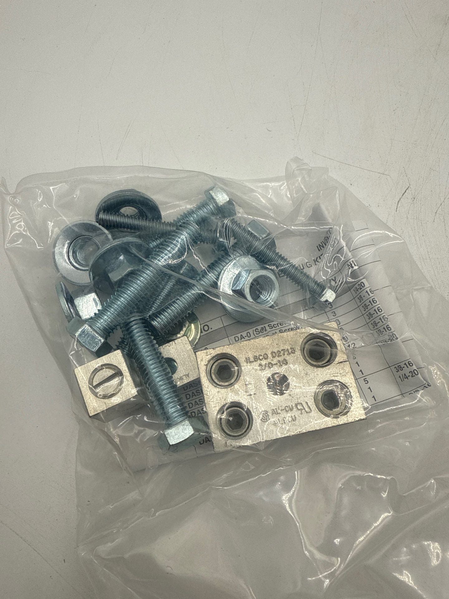 Square D DASKGS400 Terminal Lug Kit Mechanical Set Screw Aluminum New