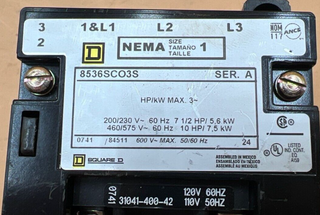 Square D 8536SCO3S Used
