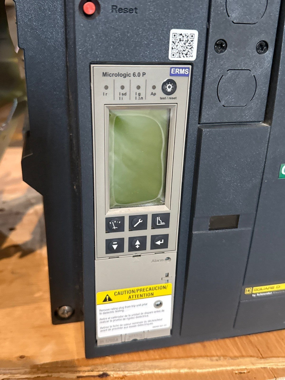 Square D NW16H1 Circuit Breaker 1200A 3P 635V MicroLogic 6.0A S164A-ERMS LSIG New