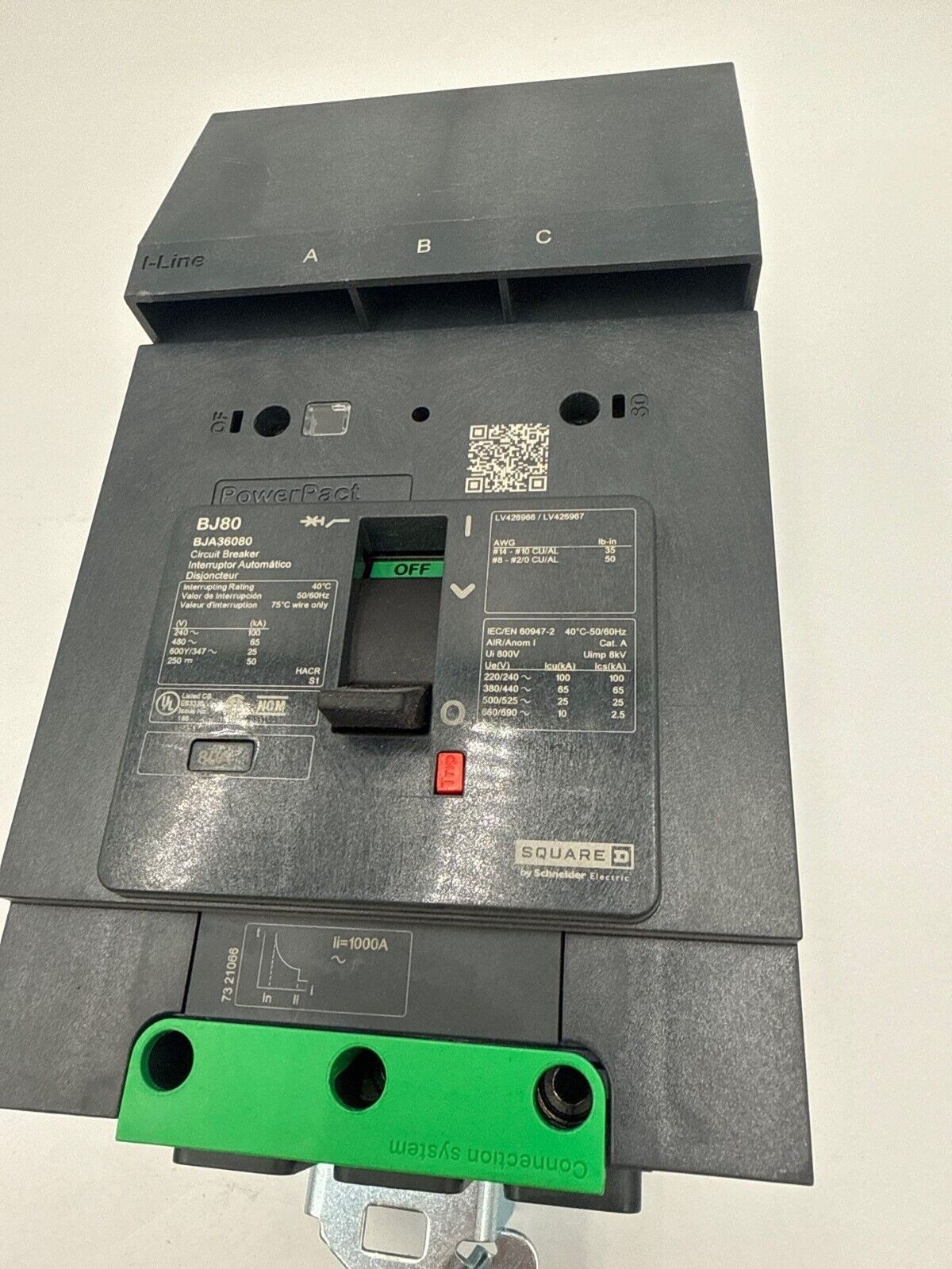 Square D BJA36080 Used