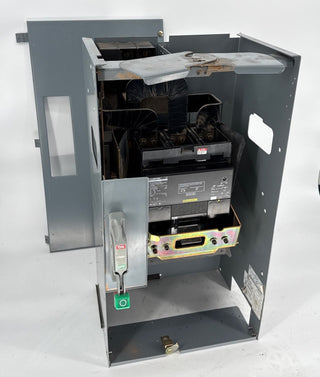 Square D Model 6 27" 400A Feeder MCC Bucket 400 Amp LIL36400 Breaker Used