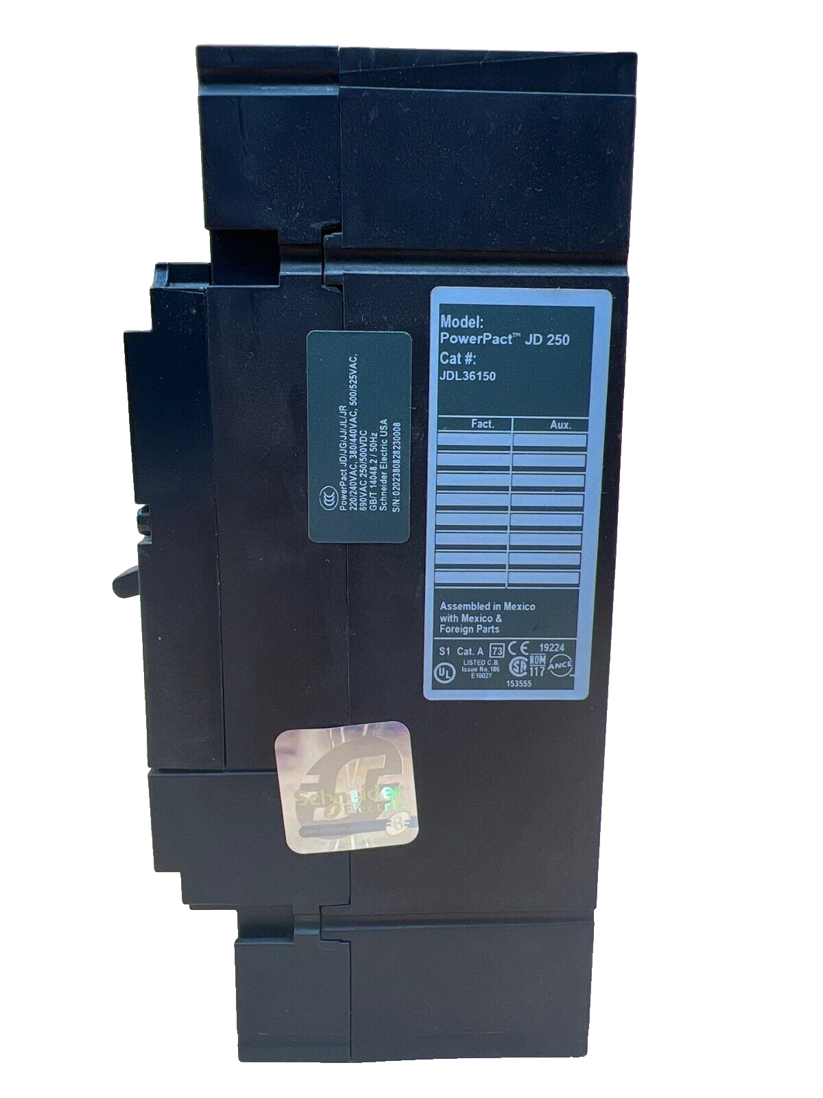 Square D JDL36150 New