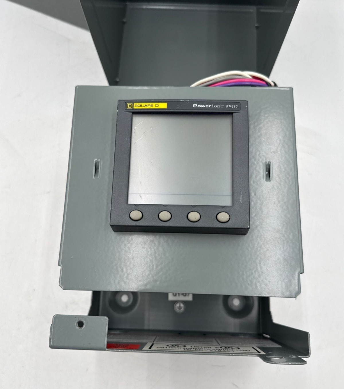 Square D HDMPM21048311 PowerLogic High Density Power Meter Cabinet PM210 Used