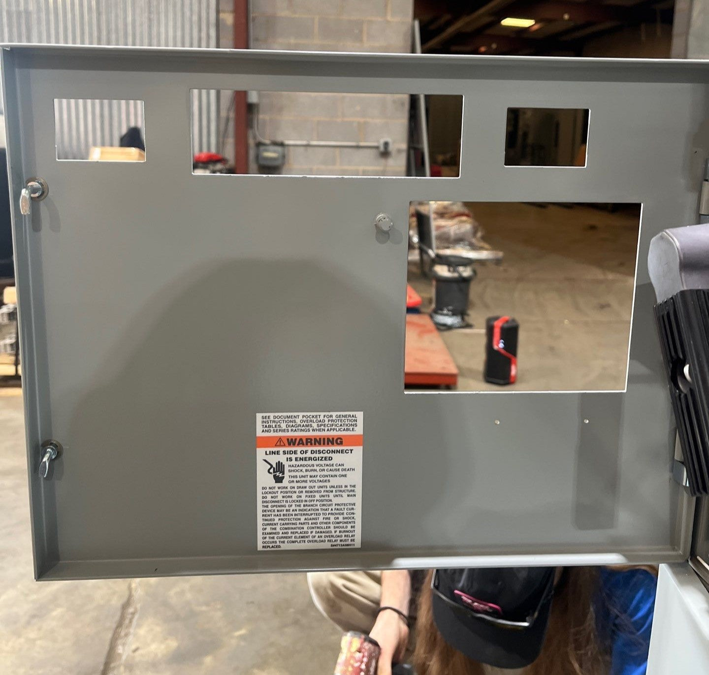 Eaton Freedom FlashGard 12" 50A Feeder MCC Bucket HFD3050L Breaker 50 Amp Used