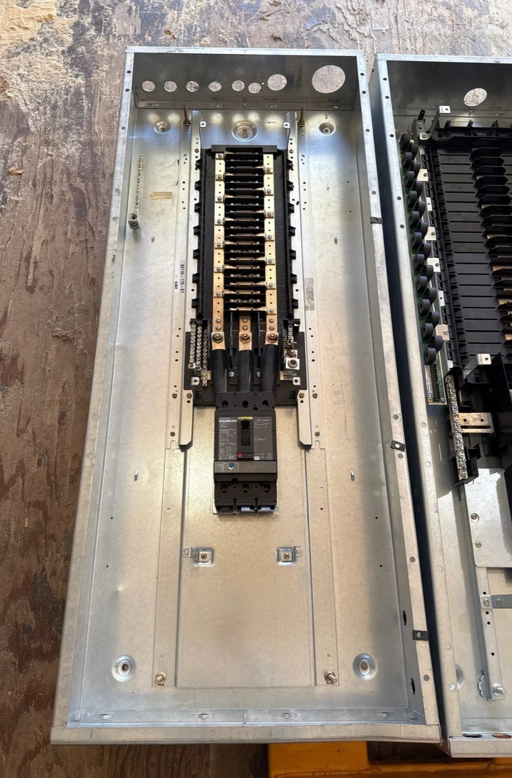 Square D NQOD Panelboard 250A 208/120V 3PH 4W 42 Cir MCB Panel JDP36250 250 Amp Used