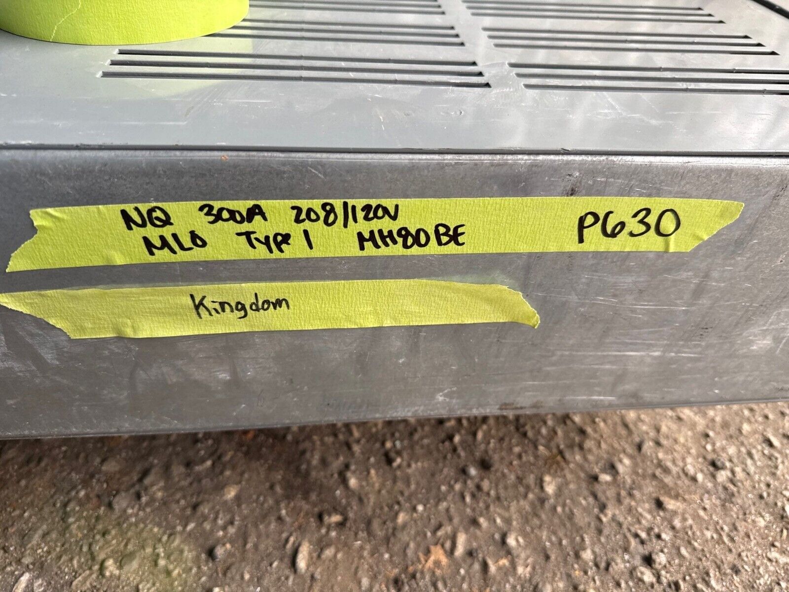 Square D NQ Panelboard 300A 208Y/120V 3PH 4W 72 Circuit Indoor Encl MLO MH80BE P630 Used