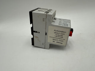 AutomationDirect MS25-2500 Manual Motor Starter Adjustable 20–25A New