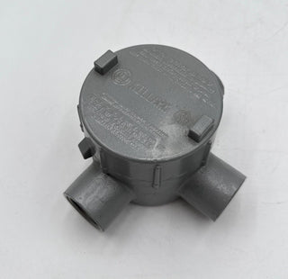 Killark GECTT-3 Conduit OUtlet Body 1” Hubs Tee Junction Box New