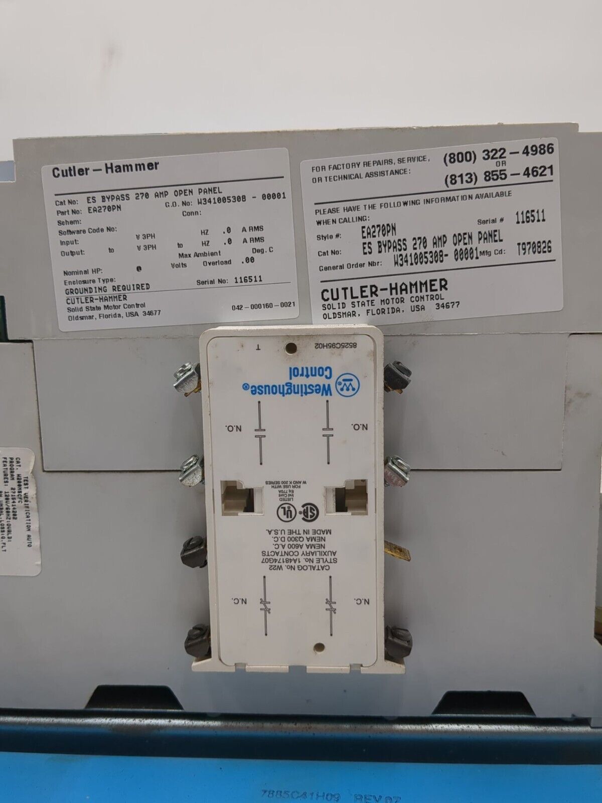 Cutler-Hammer EA270PN Used