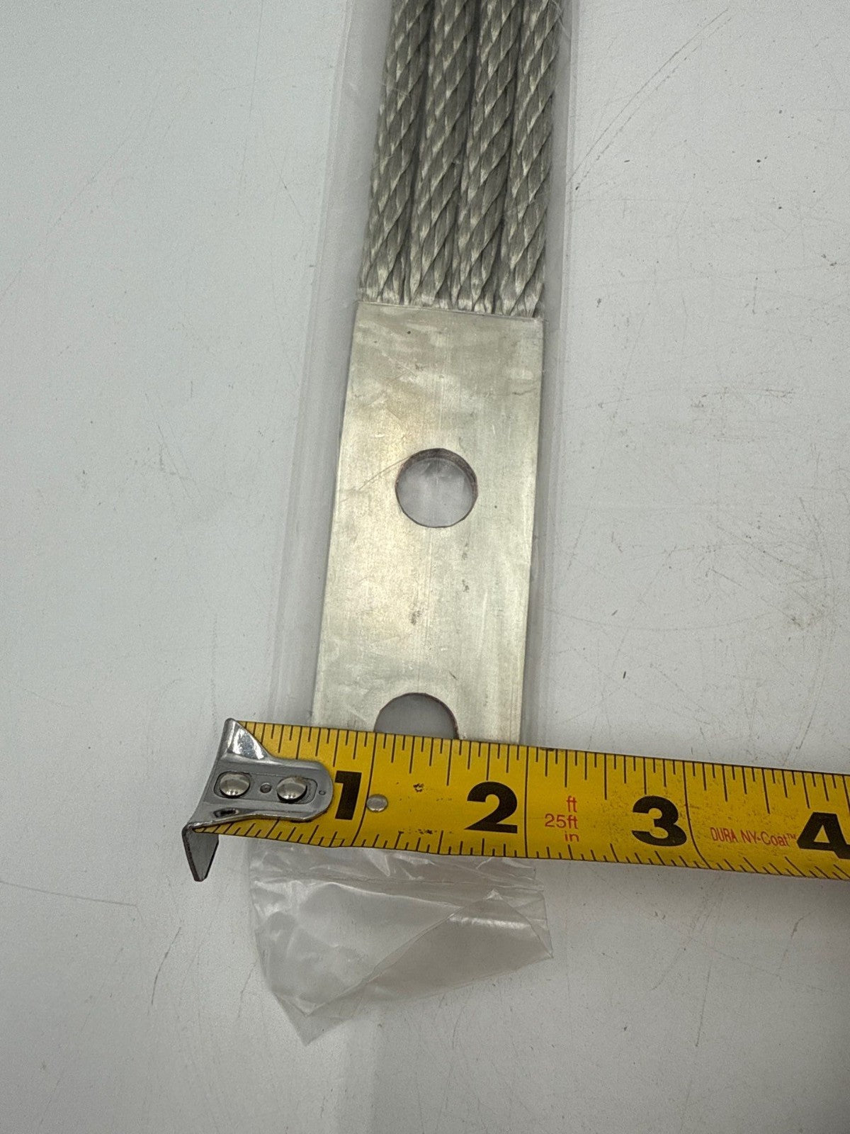 20PC Flexible Braided 12" 2 Hole Grounding Strap Copper Flex Jumper Shunt CU New