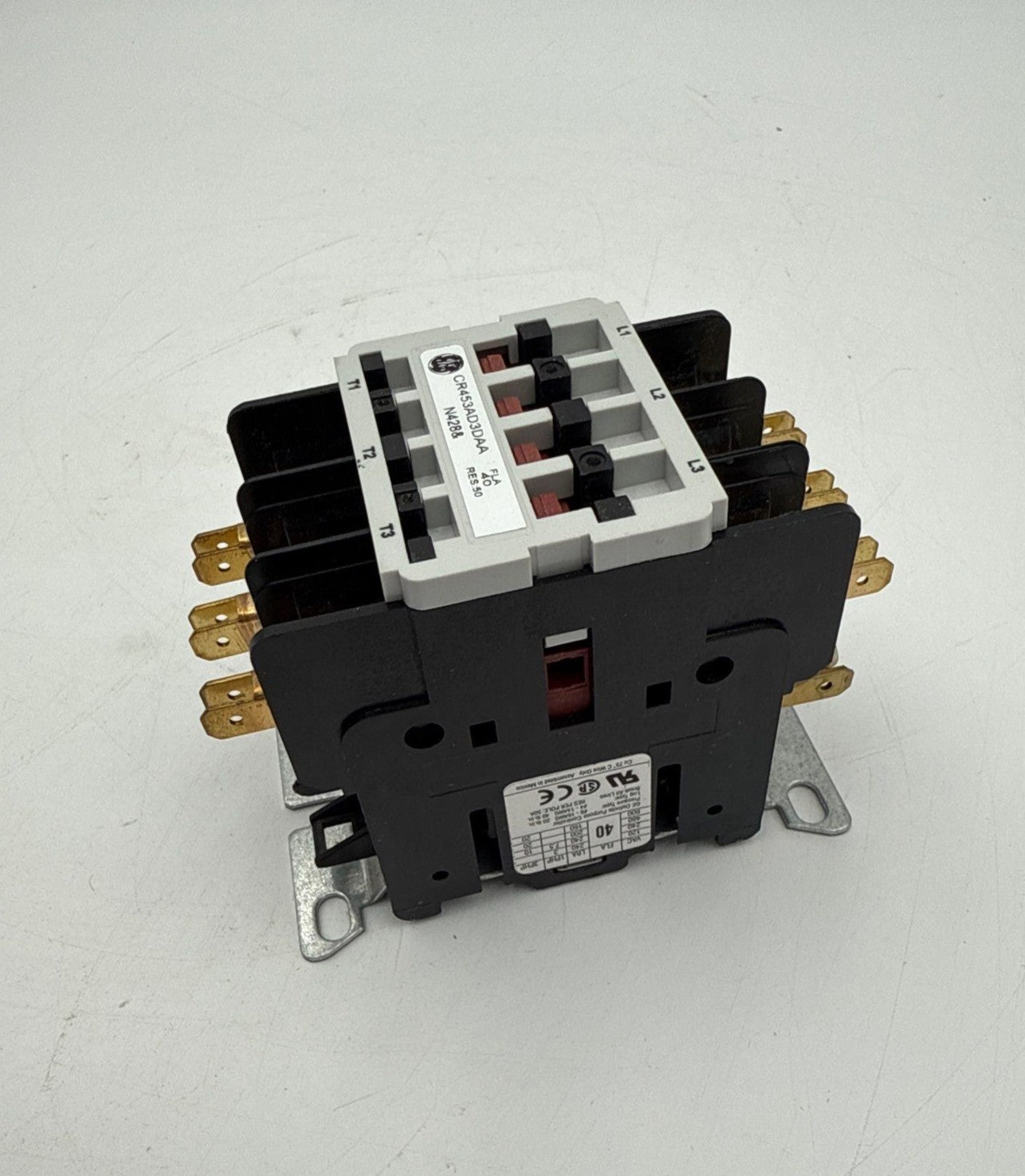 GE CR453AD3DAA Definite Purpose Contactor 40A 3P Coil 550-600V New