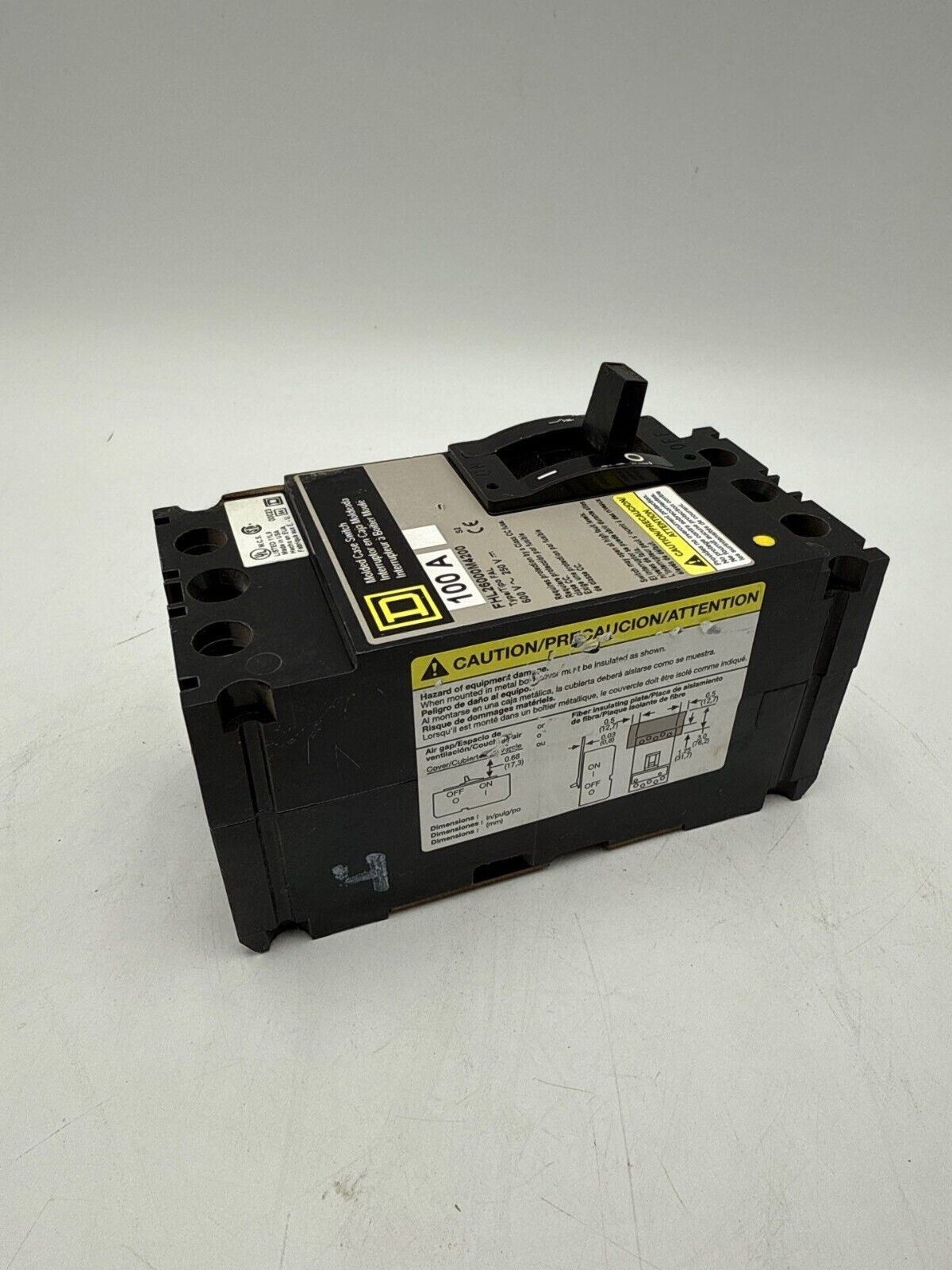 Square D FHL26000M4200 Used