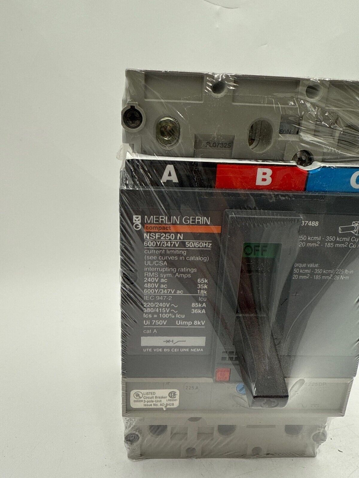 Merlin Gerin NSF250N Used