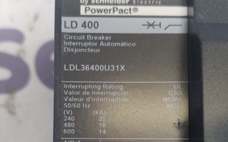 Square D LDL36400U31X New