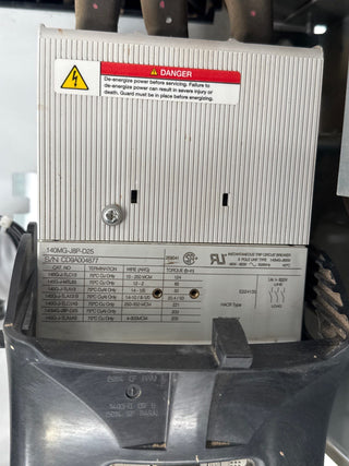 Allen Bradley AB 2100 38" Size 4 Starter 250A Breaker MCC MCCB Bucket Used