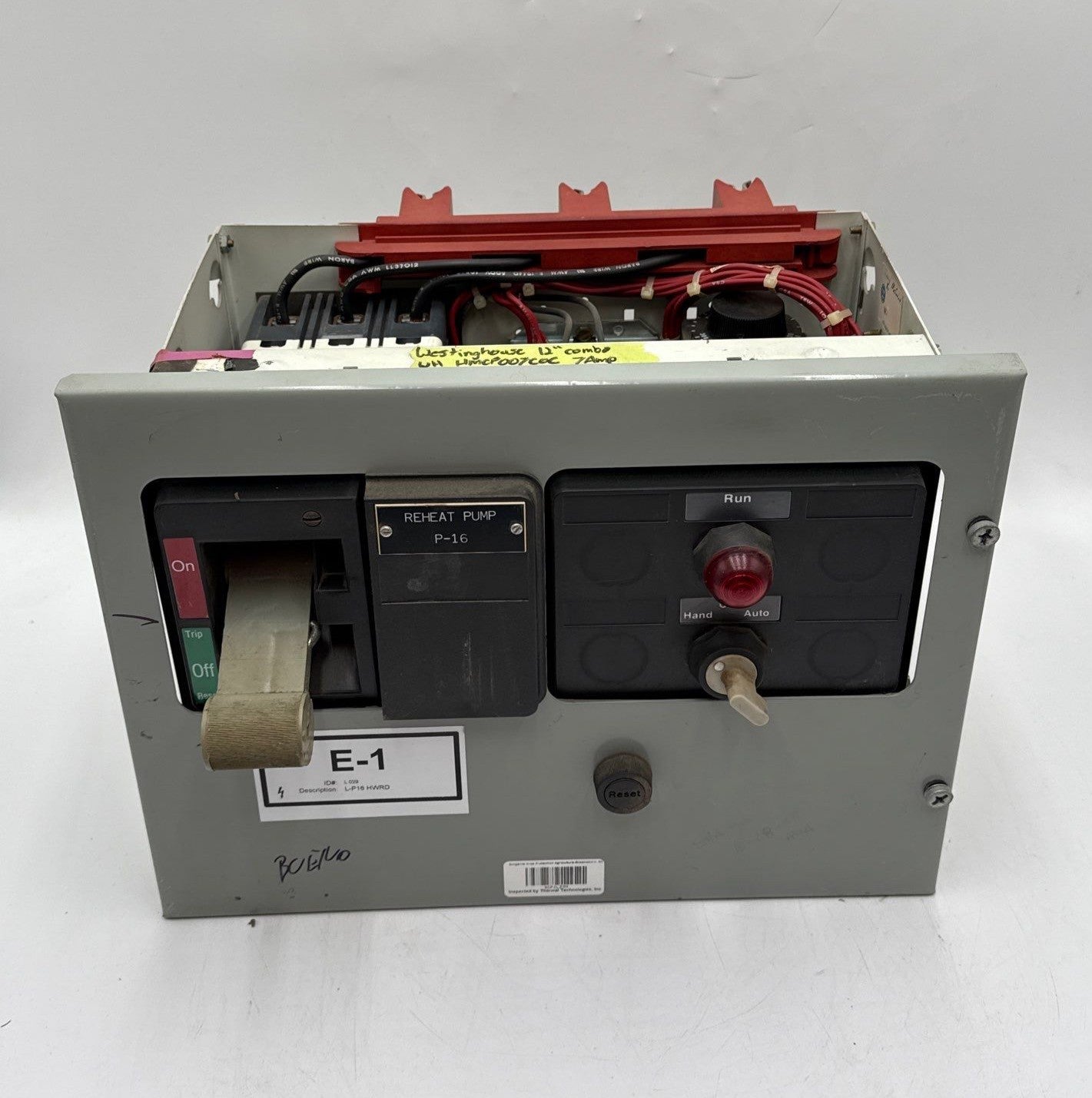 Eaton Freedom 2100 12" 7A Combo MCC Bucket Size 1 Starter HMCP007C0C Used