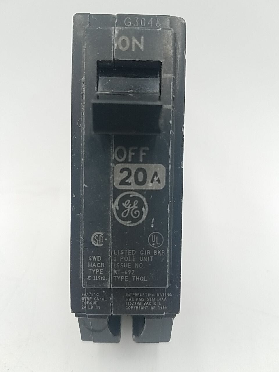 GE THQL1120 Used