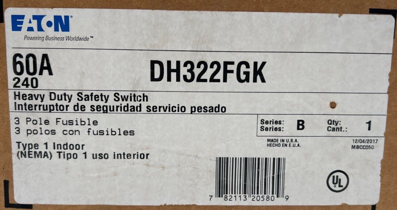 Eaton DH322FGK New