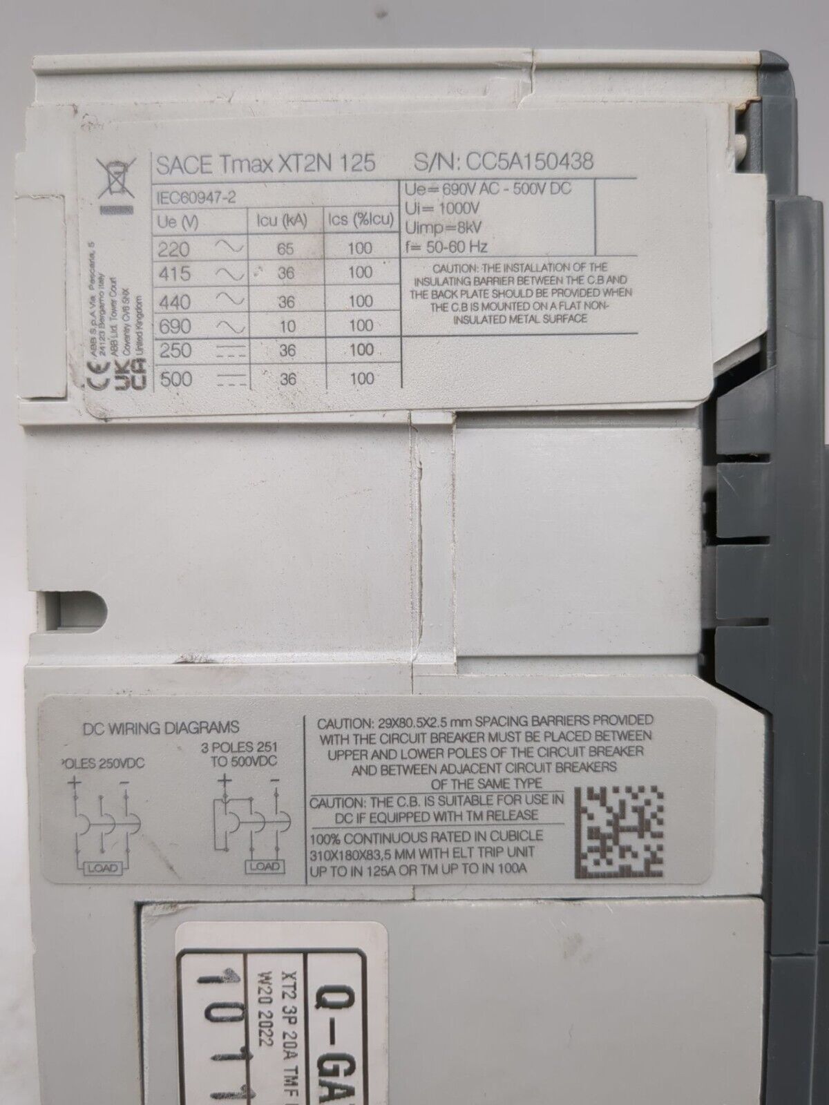 ABB XT2NQ3020AFF000XXX New