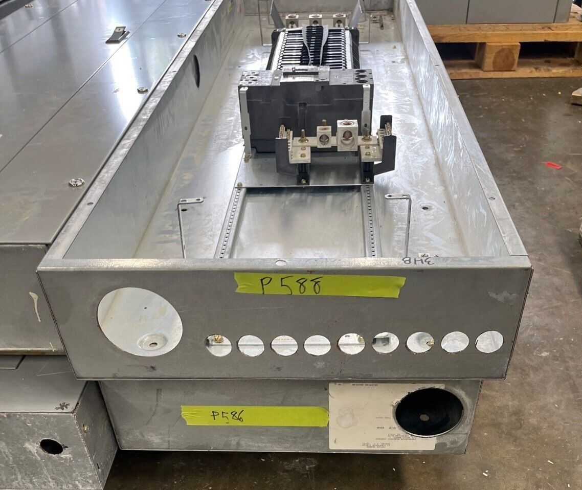 GE AEF3424MBX Panelboard 400A 3PH 480/277V 4W Indoor Encl MLO 42Cir SFHA36AT0250 P588 Used