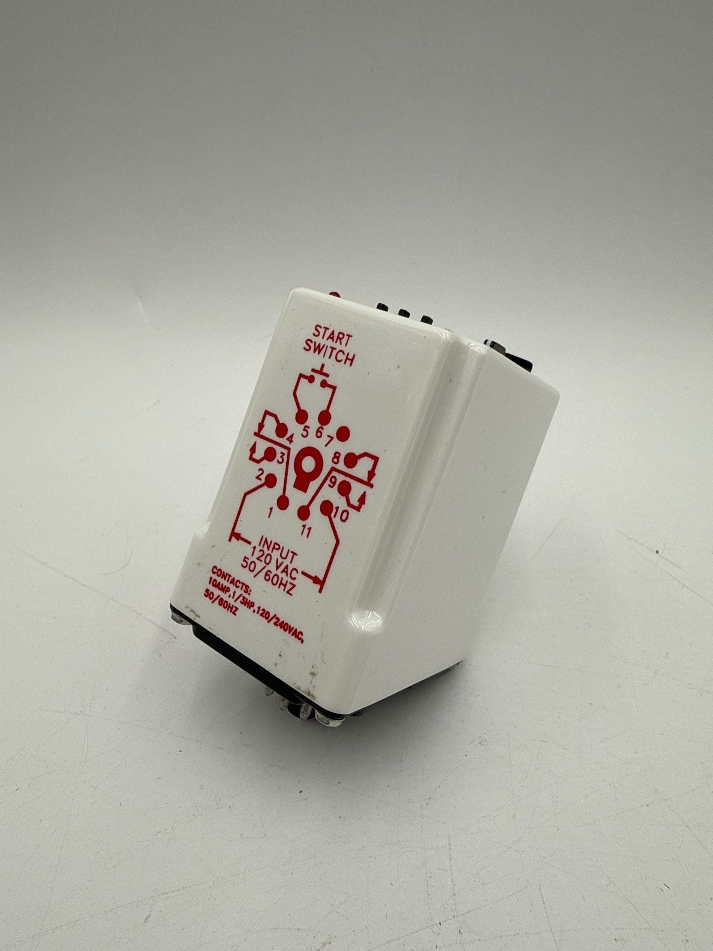 Dayton 6A855 Time Delay Relay 120VAC 10A DPDT .05Sec - 999min New