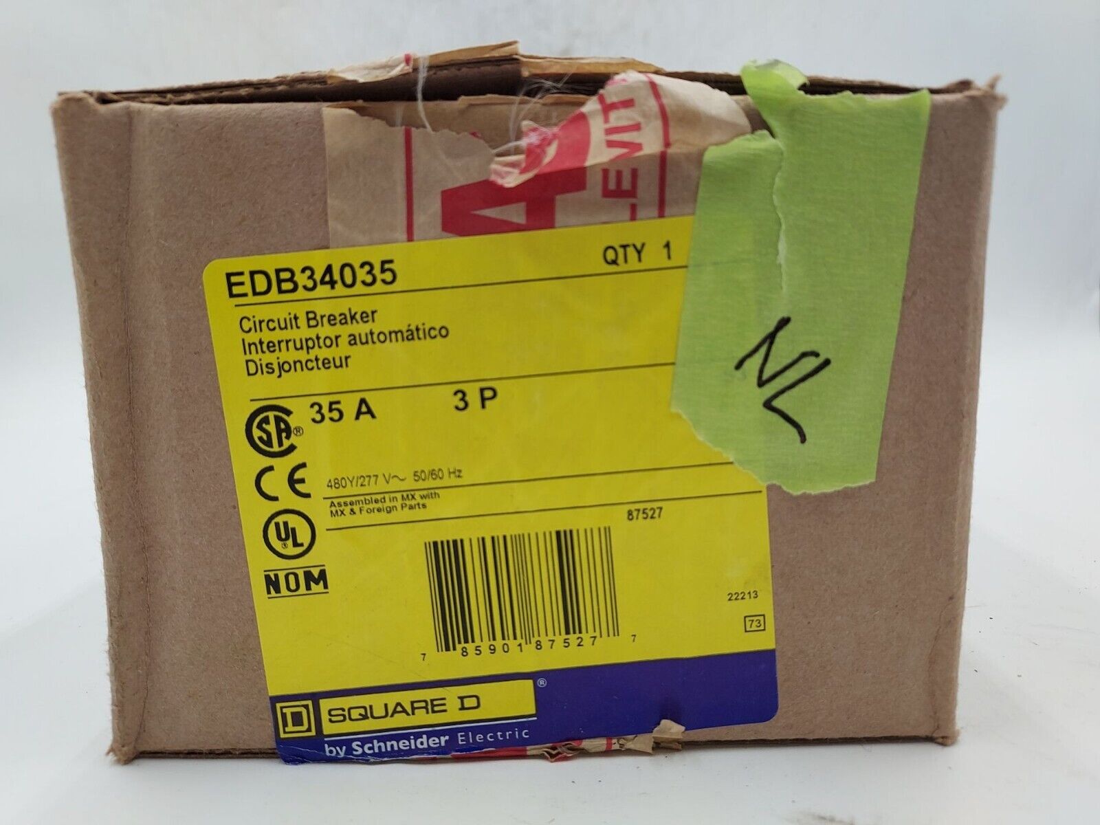 Square D EDB34035 New