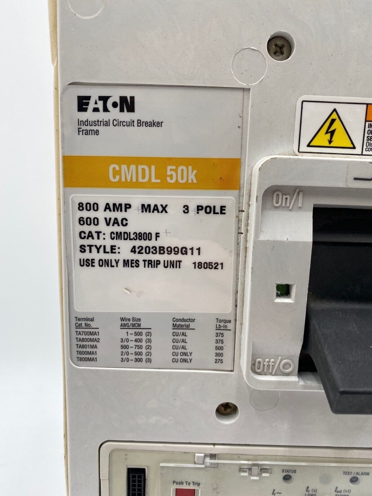 Eaton CMDL3800F New