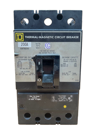 Square D KAP36200 Used