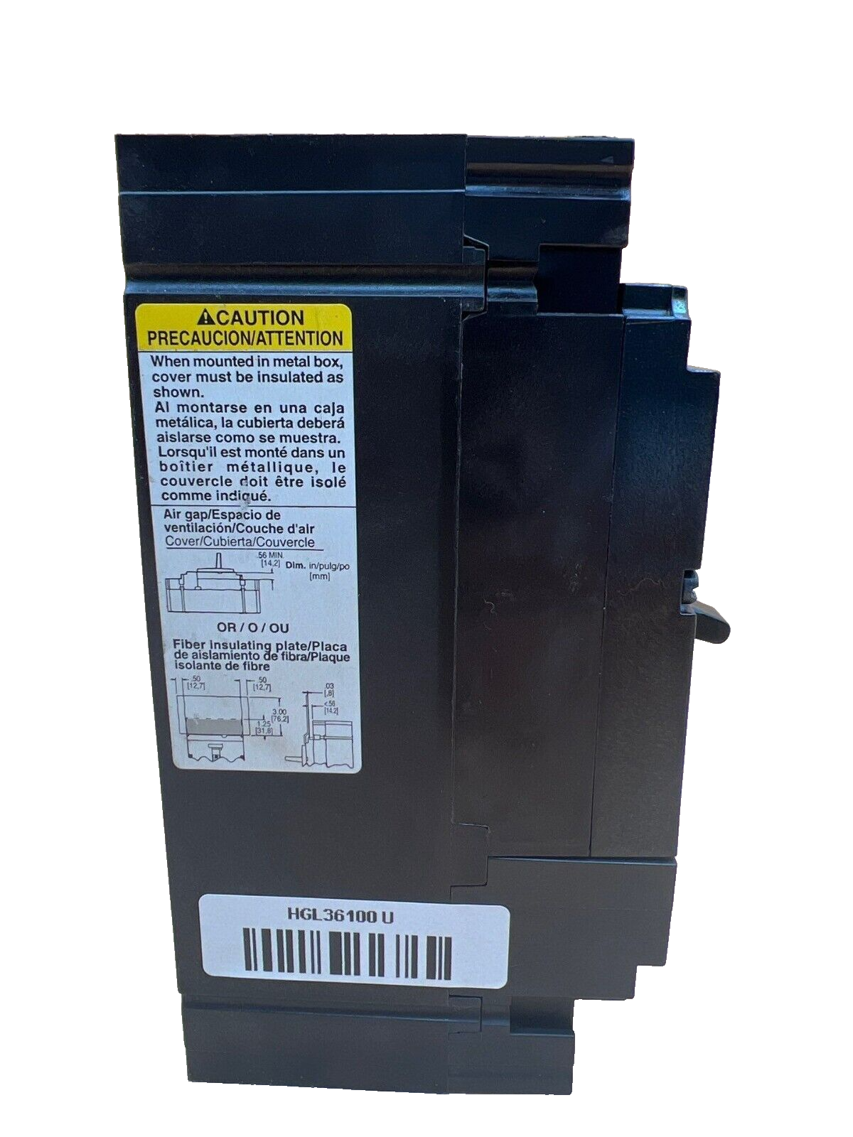 Square D HGL36100SA Used