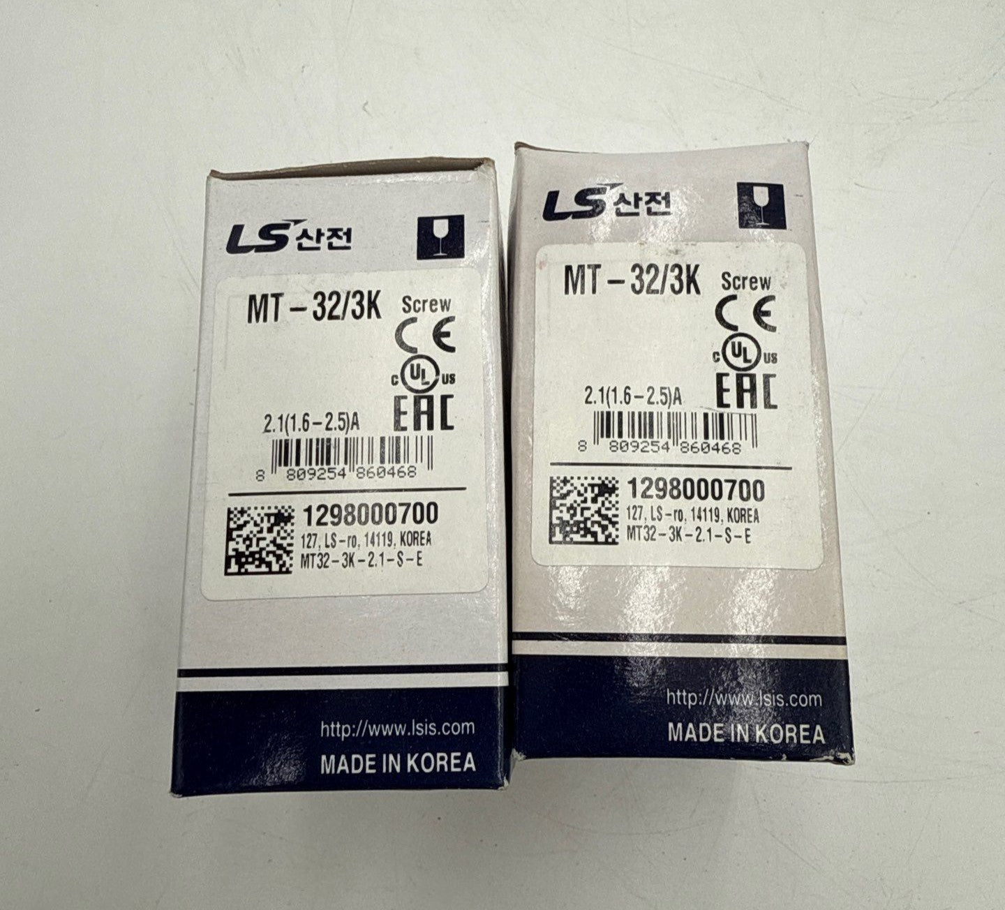 LS Electric MT-32K Thermal Overload Relay MT-32/3K 2.1 1.6-2.5A New