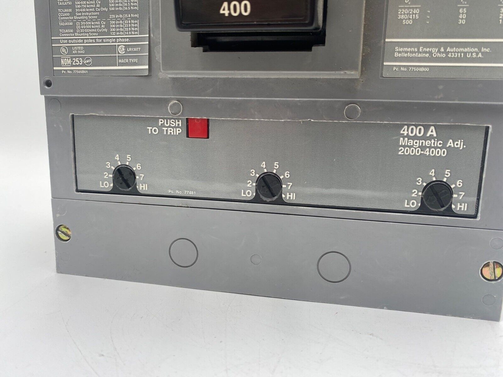 Siemens JD63F400 Used