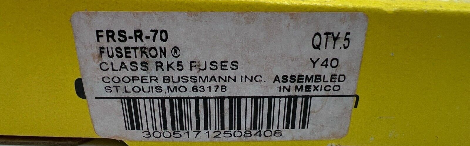 Bussmann FRS-R-70 New