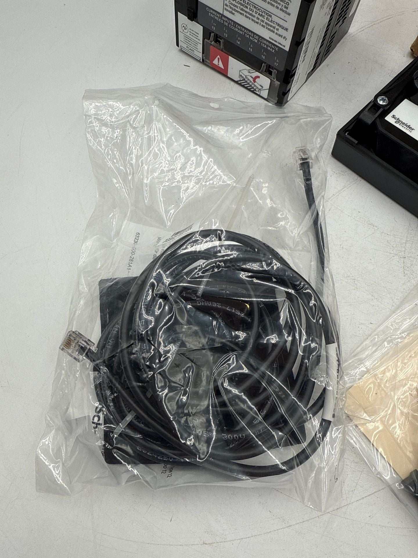 Square D PM850RD PowerLogic PM850U Meter and PM8RDA Remote Display Adapter Used