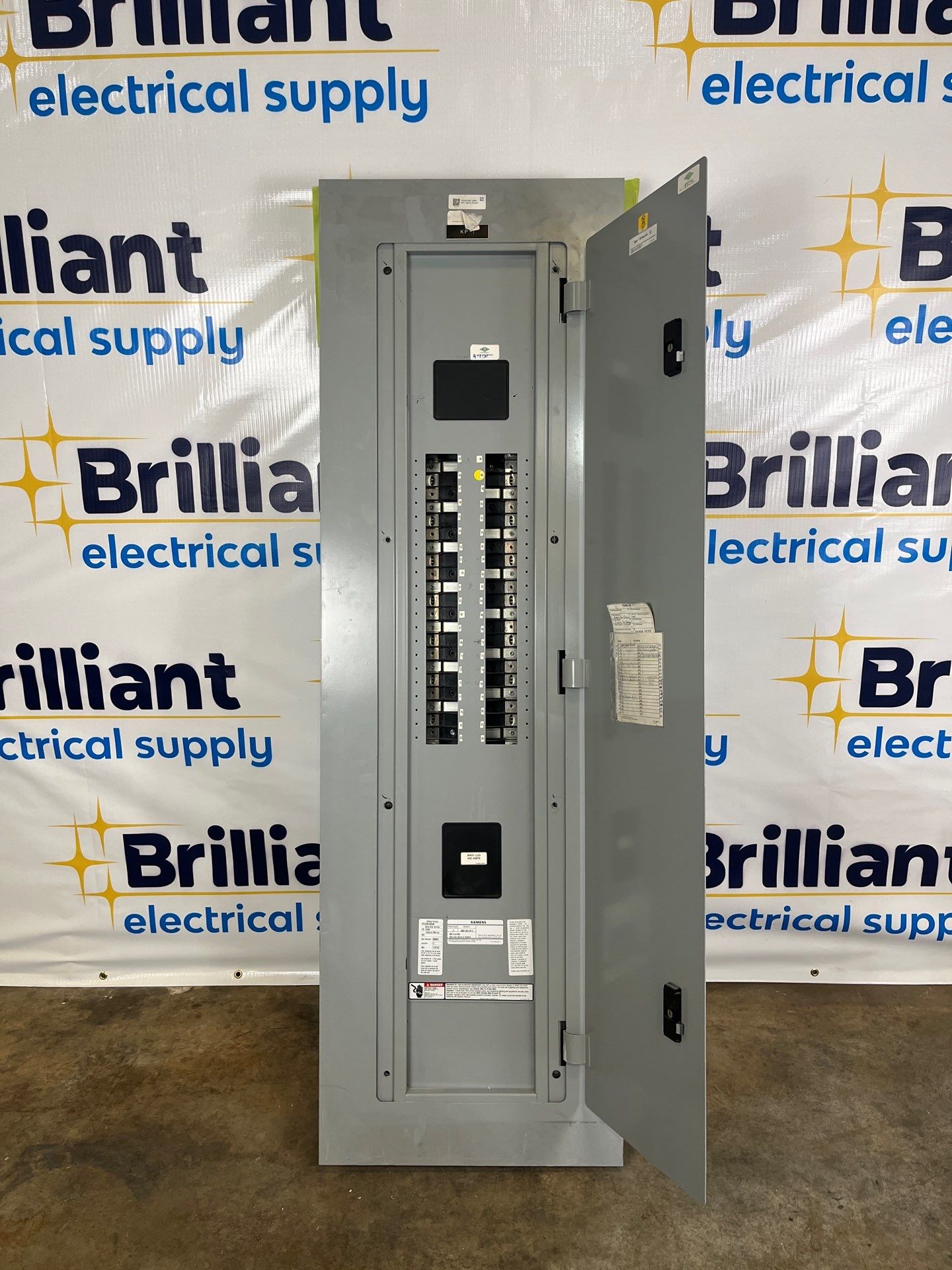 Siemens P1C42ML400ABF P1 Panelboard 400A 208/120V 3PH 4W 42 Cir MLO Indoor Encl B68 Box Used