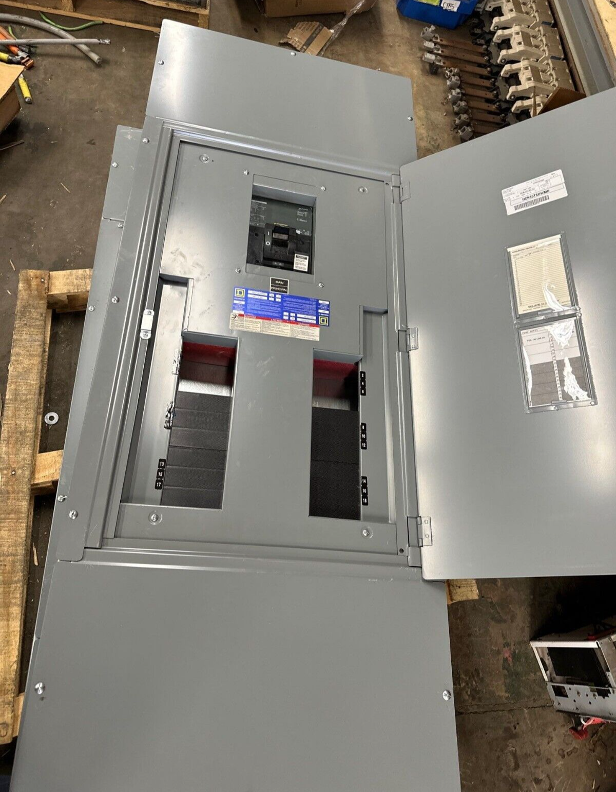 Square D HCN I-Line Panelboard 300A 208Y/120V 3PH 4W Main LAP36300MT P456-P448-P446-P445-P419 Used