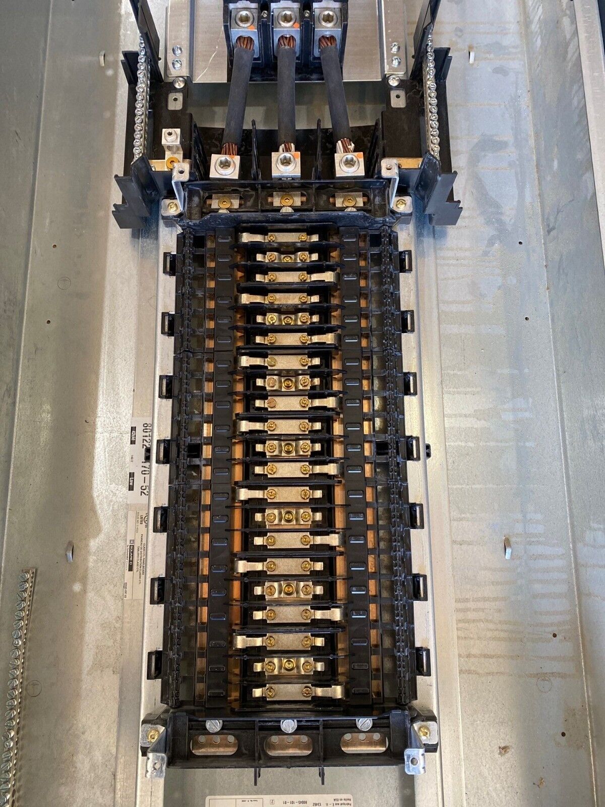 Square D NQ Panelboard 80A 208Y/120V 3PH 4W 42 Circuit Indoor Encl MCB QBL32080 P647 Used
