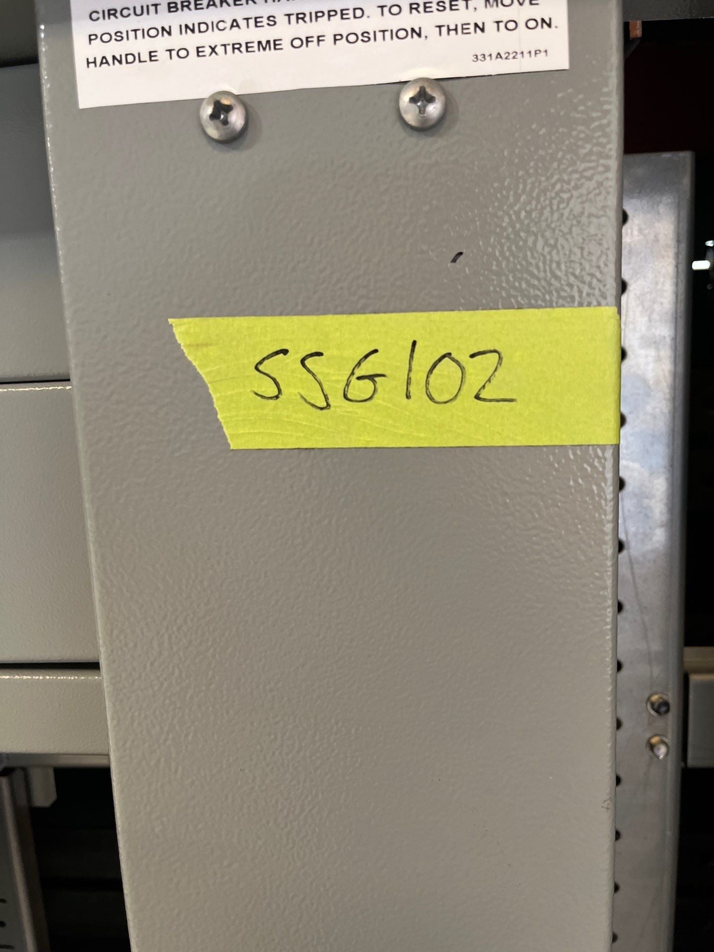 ABB ReliaGear SB Switchboard 1000A 208/120V 3PH 4W 1000 Amp MLO Used