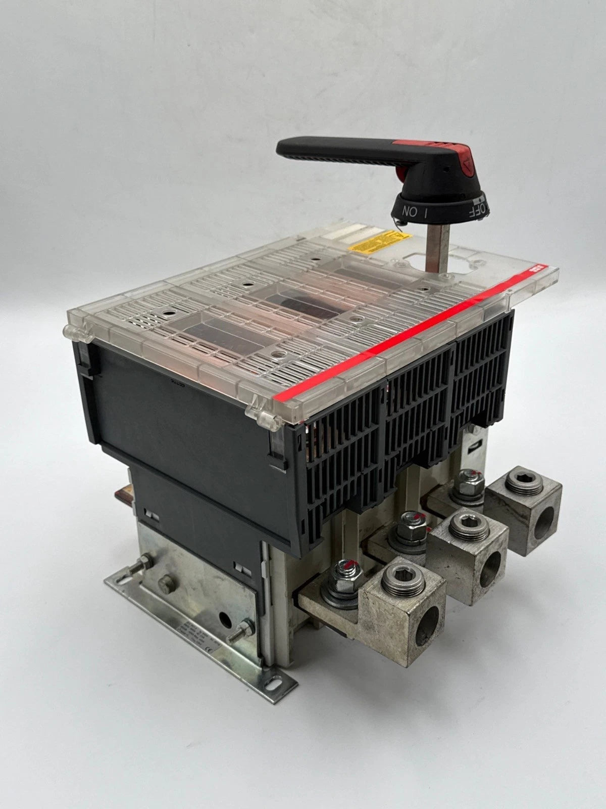 ABB OES400J3 Fused Disconnect Switch 400A 3P 600V 3PH 350HP Fuses AJT250 250 Amp Used