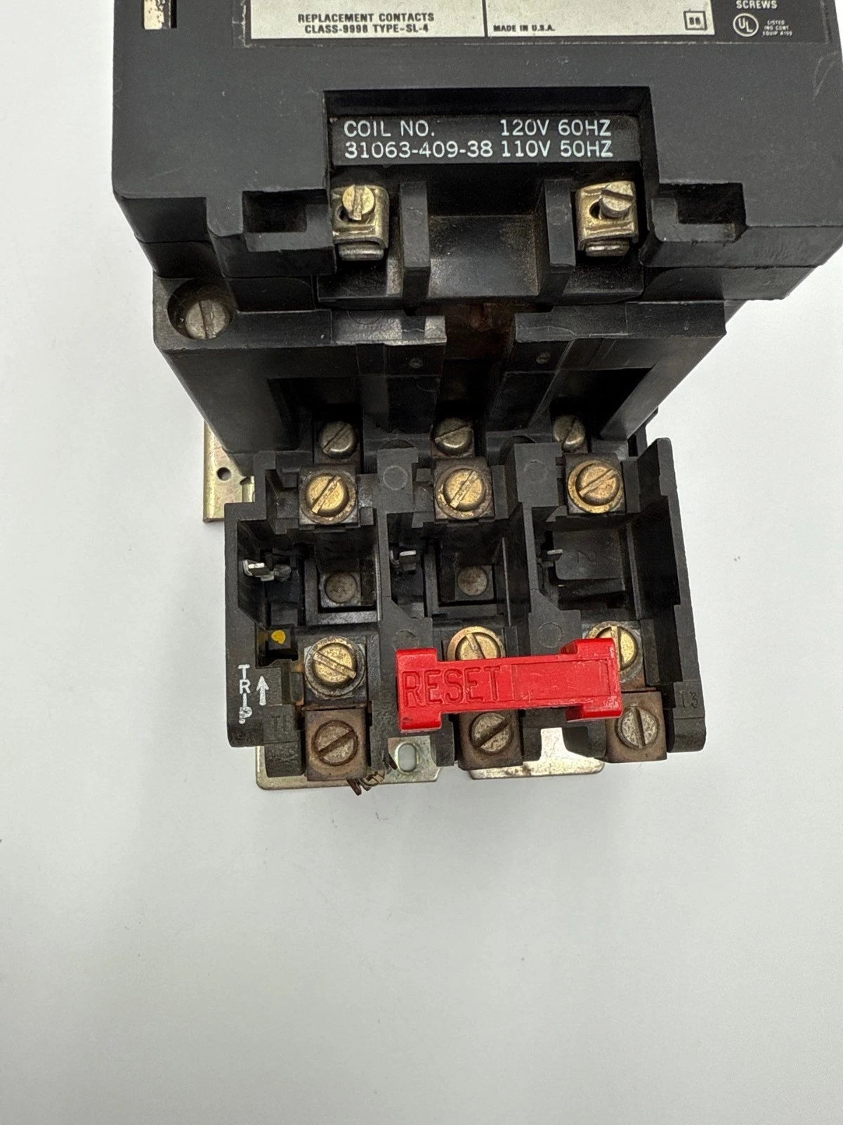 Square D 8536SD01 NEMA Size 2 Starter Coil 110/120V 3P 600V 3PH 25HP 8536SDO1 Used