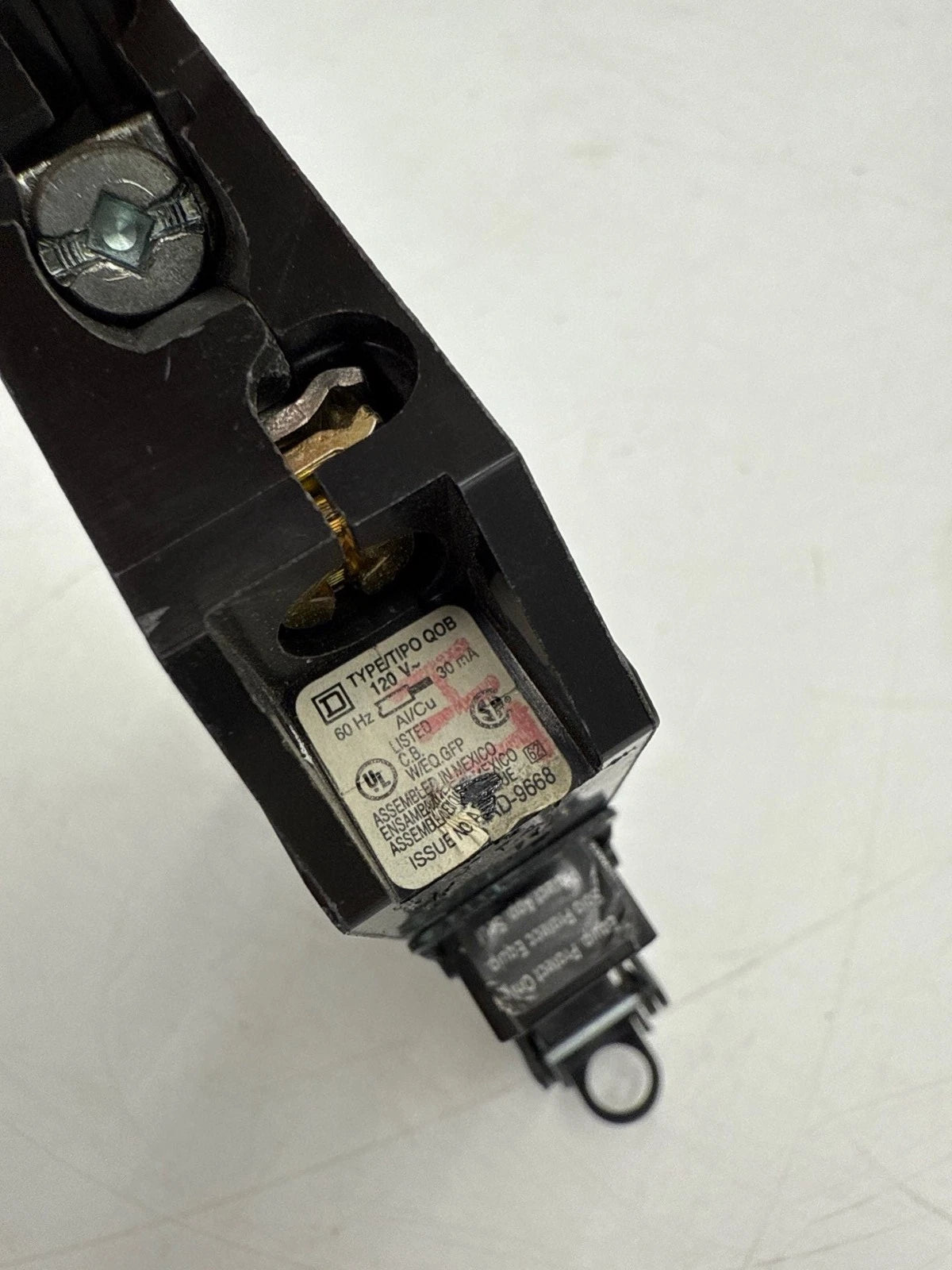 Square D QOB130EPD Circuit Breaker 30A 1P 120V 1PH Equip Ground Fault 30 Amp Used