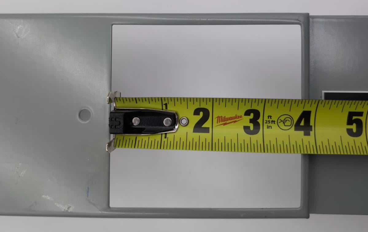 GE SFD1K Mounting Hardware Twin SFD1K SFHA SFLA SFDA 250A 600v Max Cover 23" Used