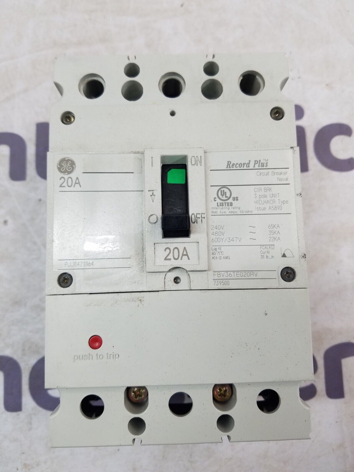 GE FBV36TE020RV Used