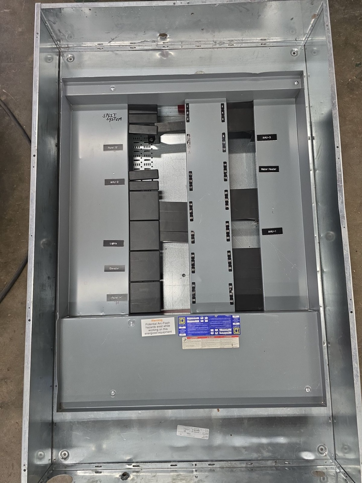 Square D HCP I-Line Panelboard 600A 208/120V 3PH 4W Indoor MLO Panel 600 Amp